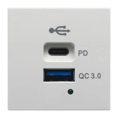 45W USB A USB C-laddare