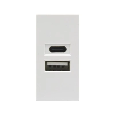 USB A USB C 10,5W laddare